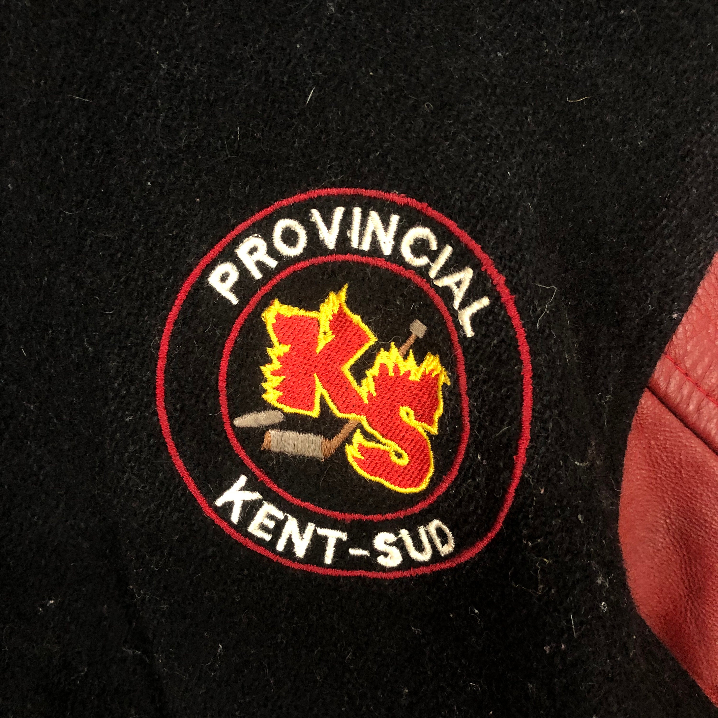 Vintage 90s Canada Sportswear Provincial Kent Hockey Patches