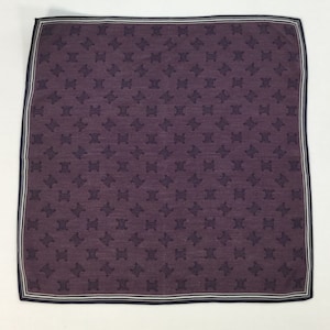CELINE  Vintage Handkerchief Pocket Square Celine Napkin Celine Bandana Gift Pocket Square Handkerchief