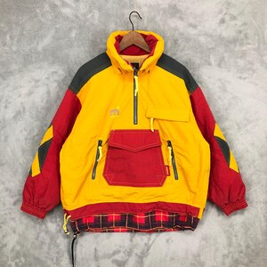 Vintage Mistral Sportswear Skidjacka med halv dragkedja - Flerfärgad Storlek M