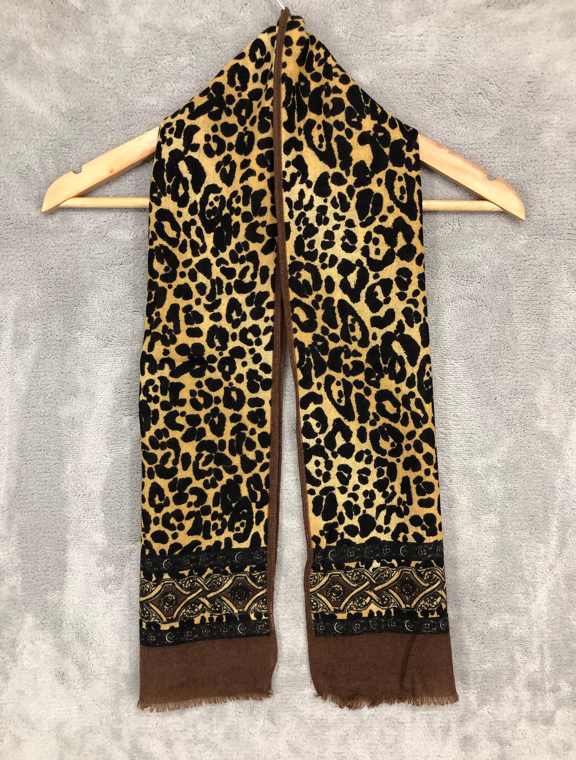小物 Vintage Decadent leopard muffler Leopard Muffler - Etsy