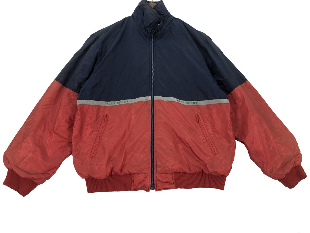 ジャケット・アウター RRvintage YvesSantLaurent jacket 95 M Vintage YSL Yves Saint Laurent Reversible Big Logo Jacket - Etsy