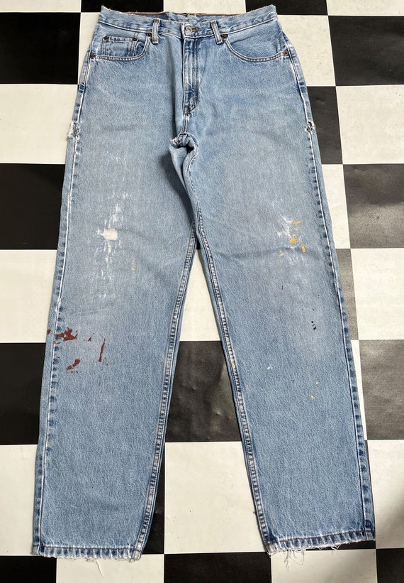 Vintage Levis 560 Jeans Distressed Jeans Light Wash Jeans - Etsy