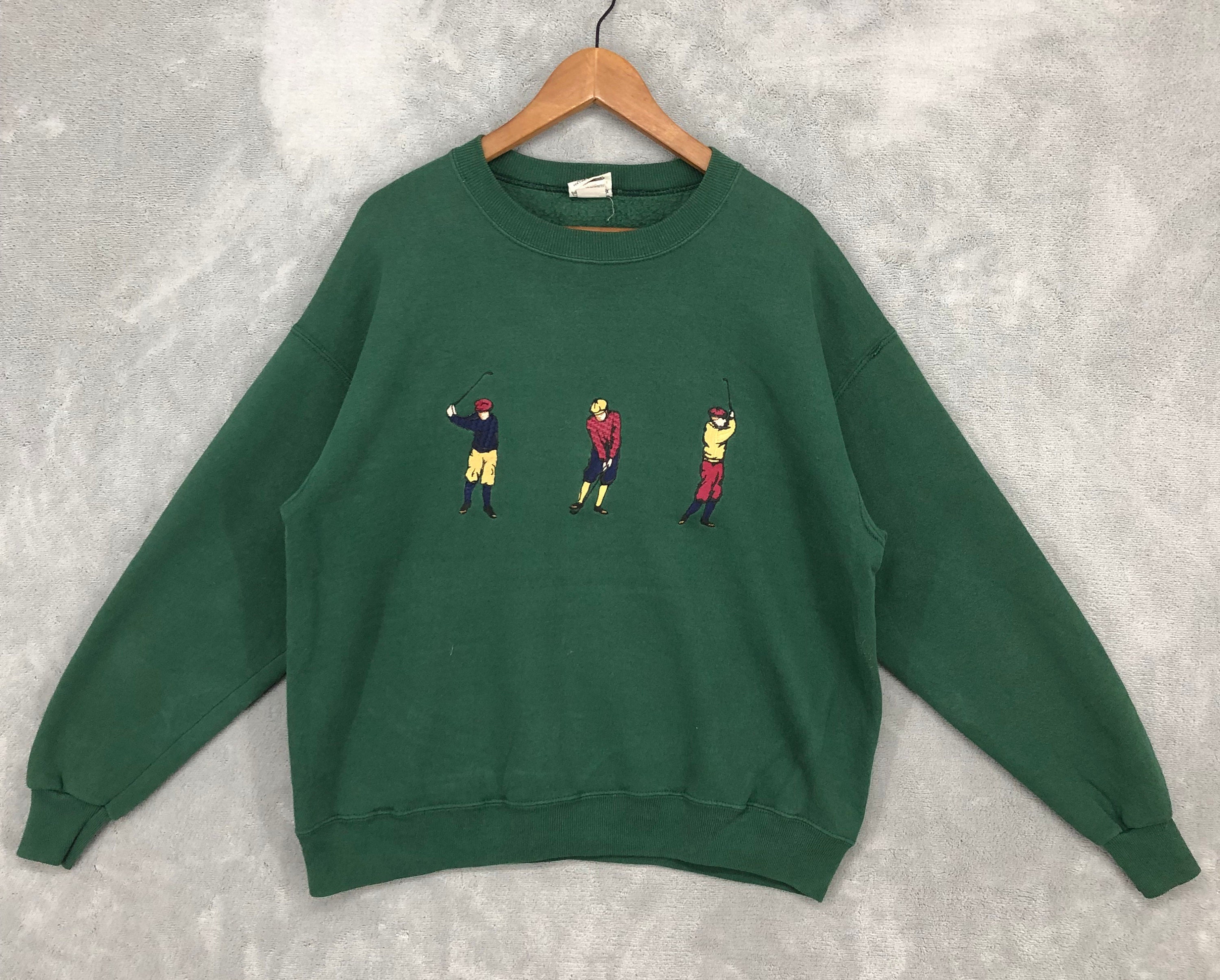 Vintage 90s Nutmec Golf Embroidery Sweatshirt Golf Crewneck - Etsy