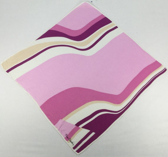 Vintage Pierre Cardin Multicolor Handkerchief  Ne… - image 3