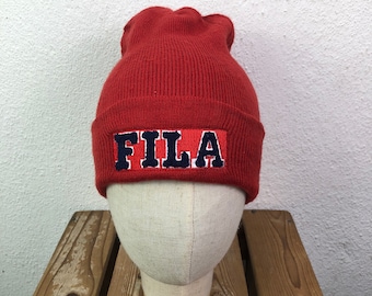 FILA Logo Beanie Hat - Acrylic Winter Sportswear