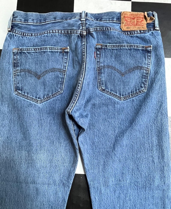 Vintage Levis 501 Jeans Blue Denim Jean Faded Jea… - image 5
