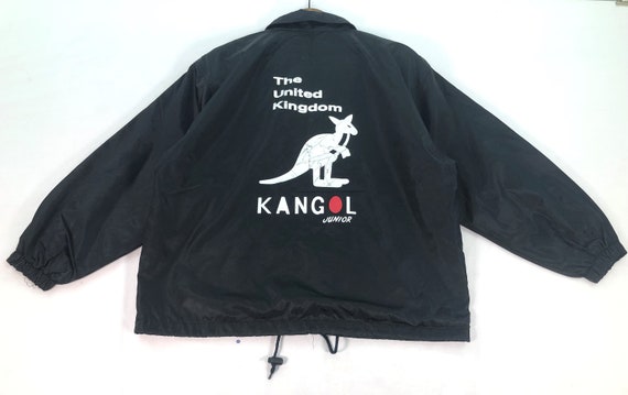 Vintage Kangol Junior Windbreaker: Snap Button Streetwear