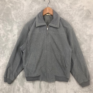 Vintage Riverson Jacket Gray Casual Wear Men Retro Classic Size M