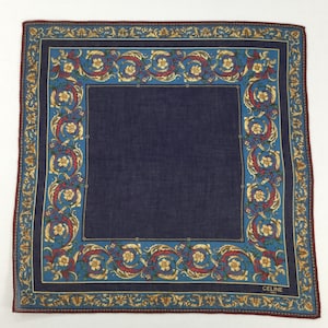 Vintage Celine Handkerchief Celine Paris Neckerchief Pocket Square Designer  Hanky Men Women Luxury Gift