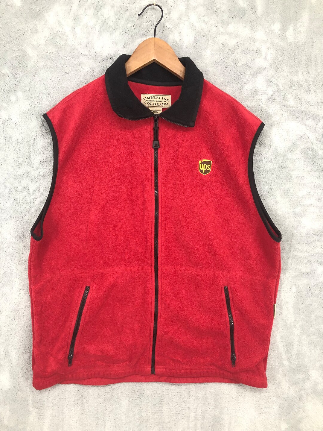Champion fleece vest hot sale