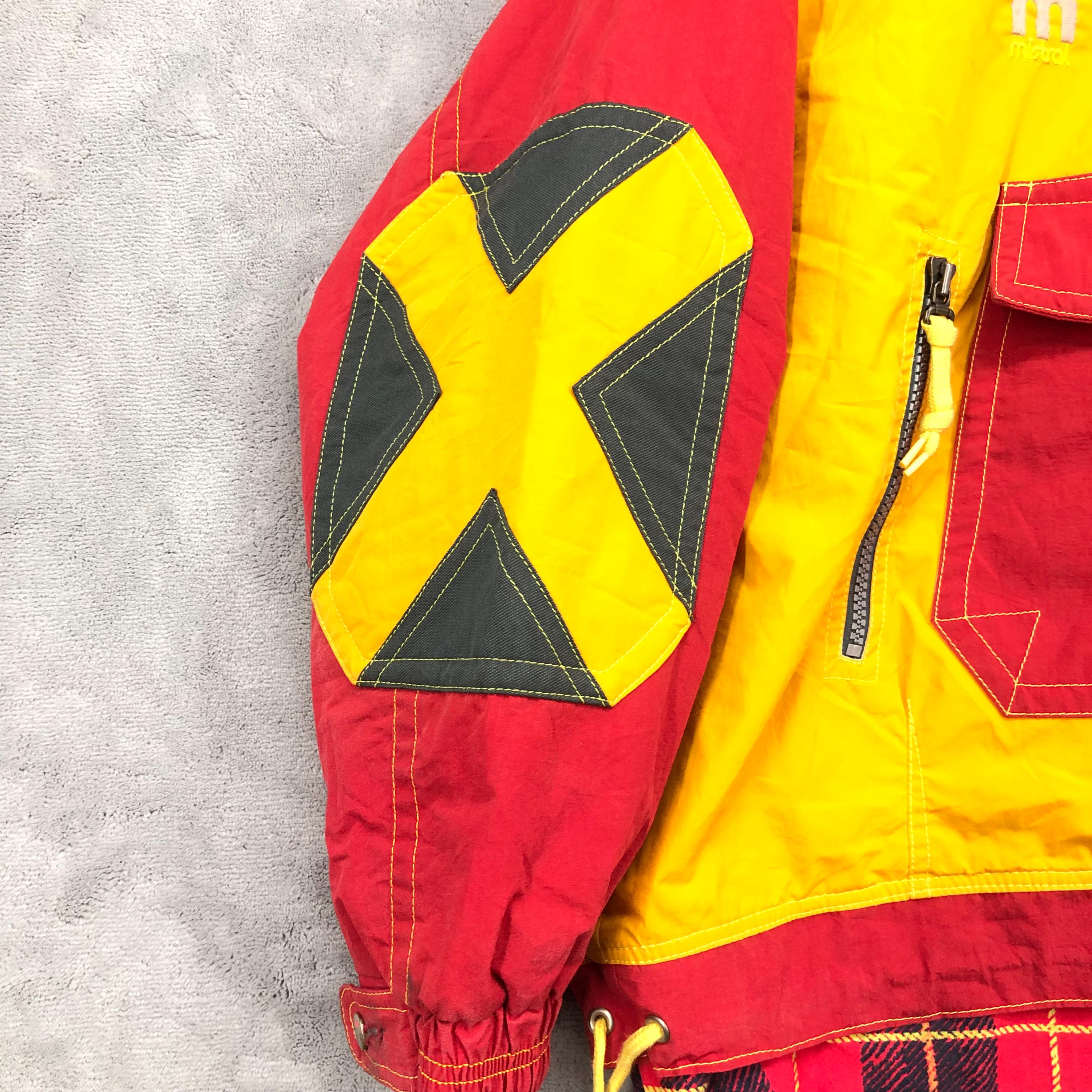 Vintage Mistral Sportswear Half Zip Ski Jacket - Multicolor Size M