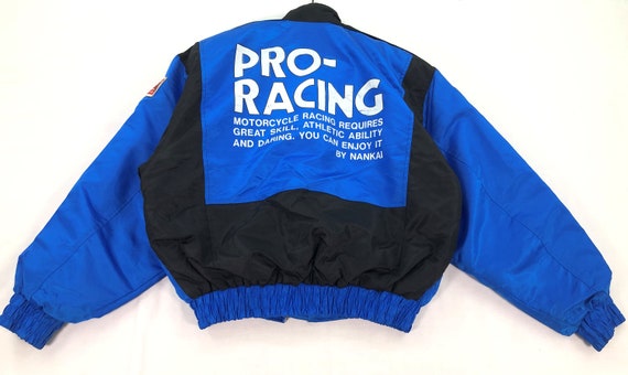 Vintage Nankai Pro Racing Motorcycle Jacket Medium Bikers ...