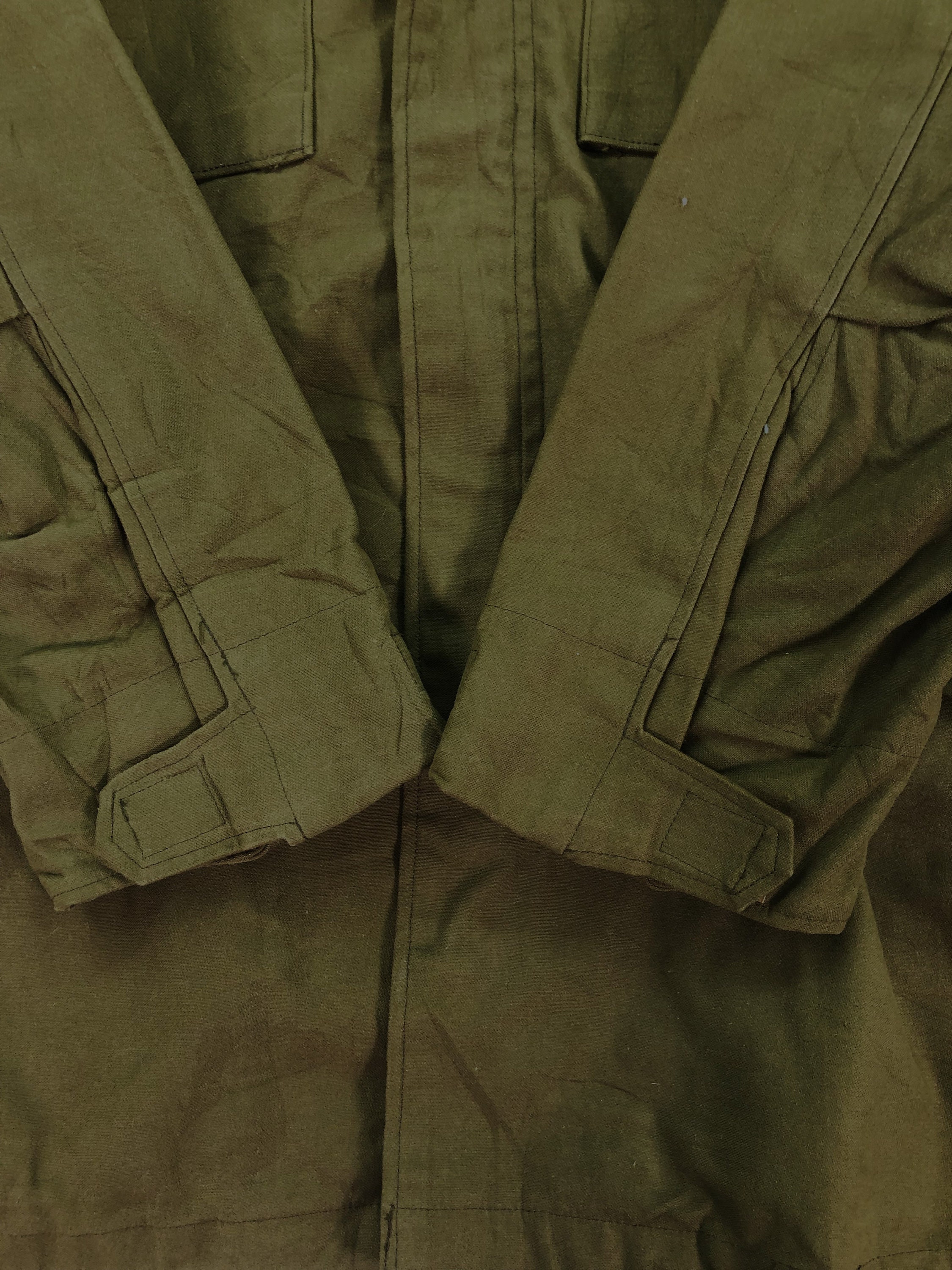 Vintage Military Green Field Jacket Army Zipper Tactical Vintage Military Green Field Jacket Army Zipper Tactical