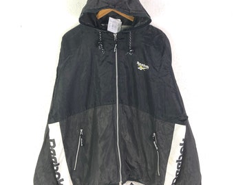 Vintage Reebok Windbreaker Jacket, Track top, Sportswear, 90's, Size L