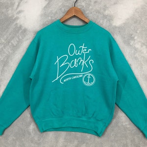 Outer Banks North Carolina Sweatshirt - College Crewneck Size S