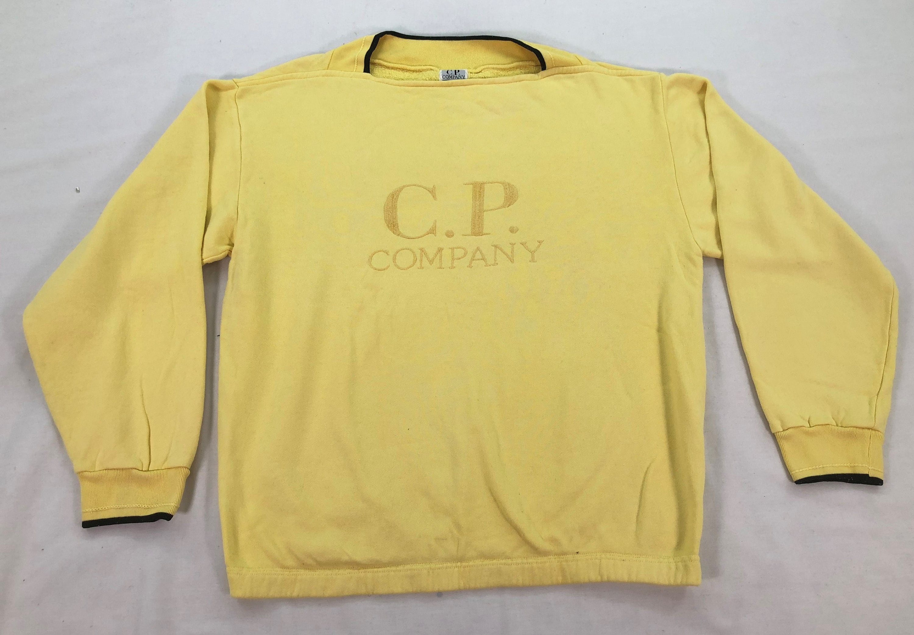 90s Vintage C.P. Company Embroidery Logo Sweatshirt Medium