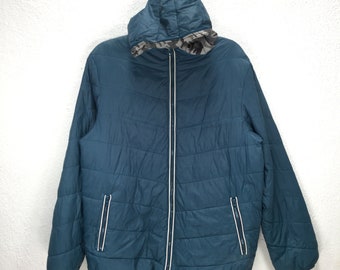 Japanese Brand Gilevans Puffer Jacket Women Reversible  Down Jacket Outdoor Winter Jacket Ski Snowboarding Size L