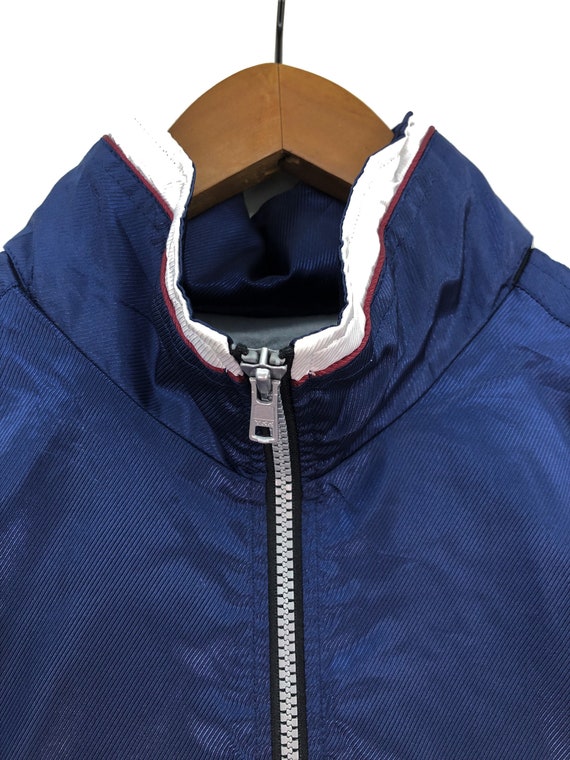 Vintage Asics Sports Windbreaker Jacket Asics Blu… - image 5