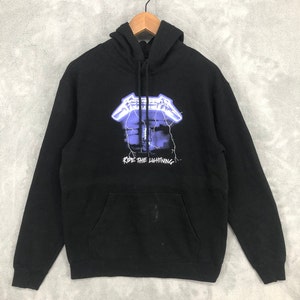Metallica ride the lightning pullover hoodi hotsell