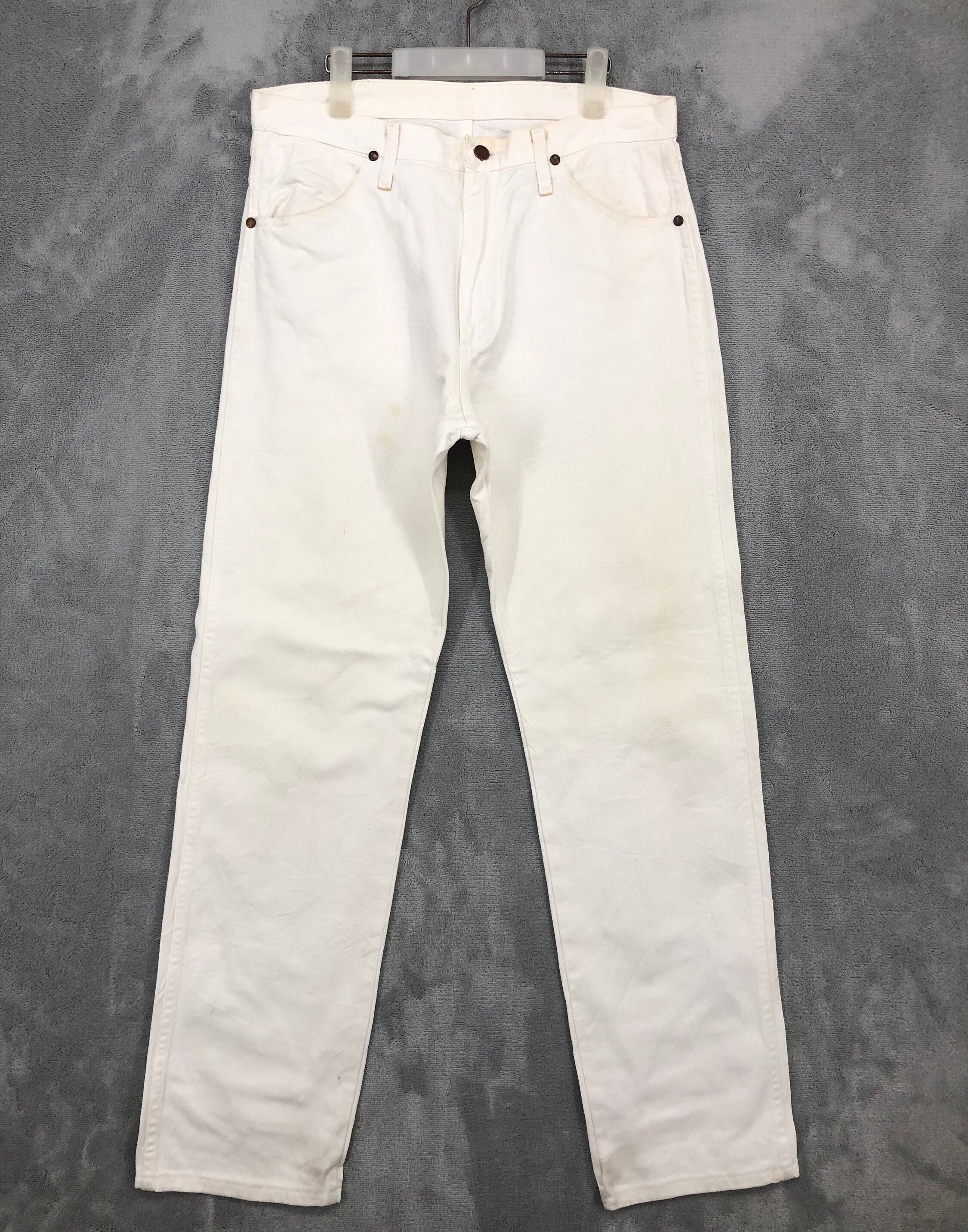 Vintage White Tag Lee Jeans Made in USA Faded Nicely