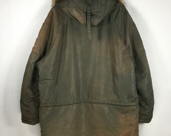 Vintage AVIREX Flight Garment Winter Parka Jacket Avirex Cold