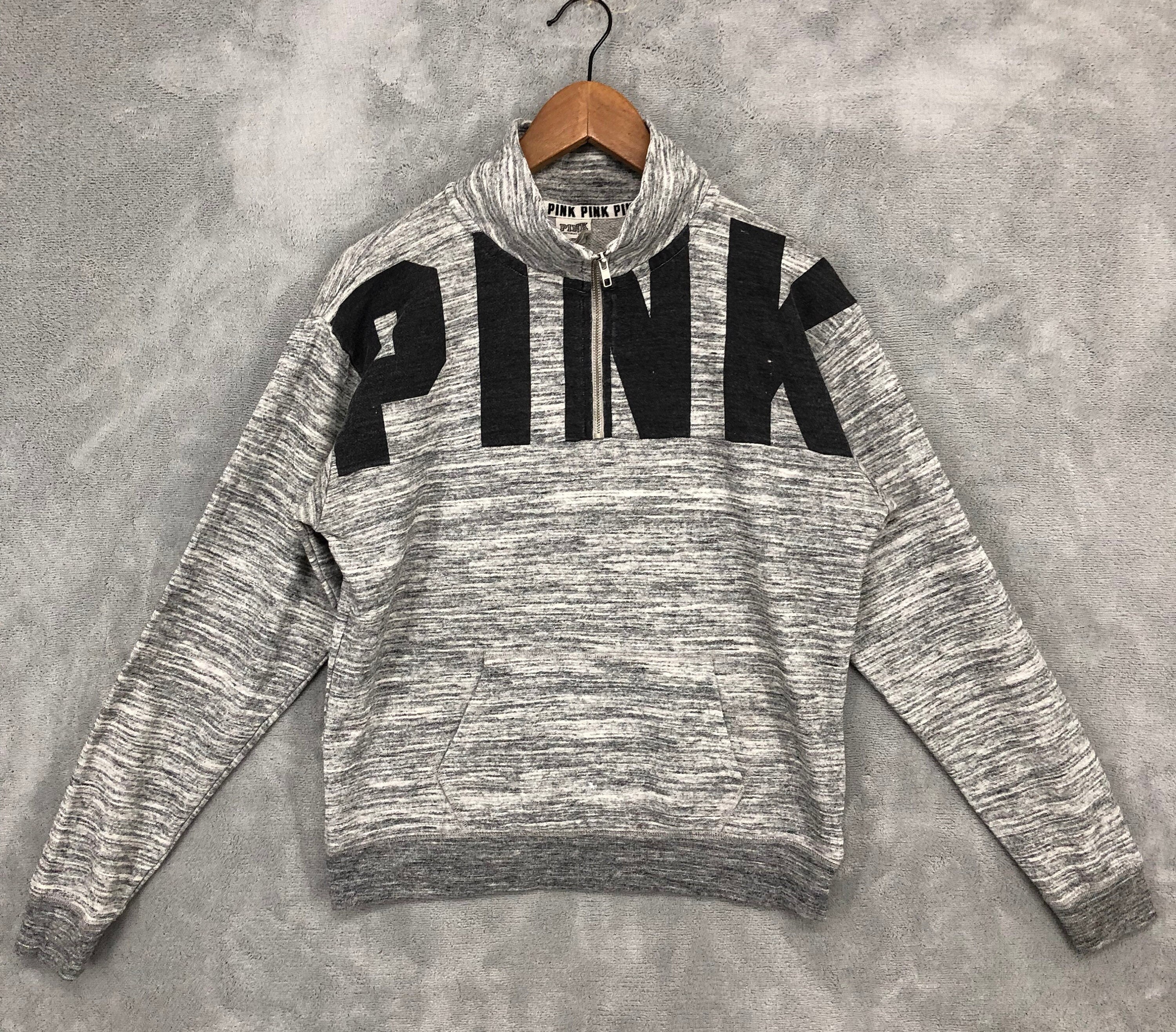 Victoria secret top pink grey jacket