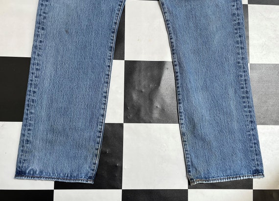Vintage Levis 501 Jeans Blue Denim Jean Faded Jea… - image 7