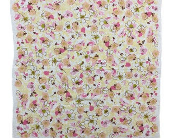 Pañuelo floral vintage de Hiromichi Nakano: Pañuelo de diseño japonés