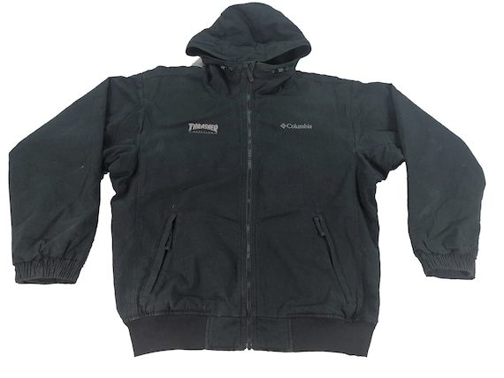 Chaqueta COLUMBIA con capucha para hombre Softshell negra