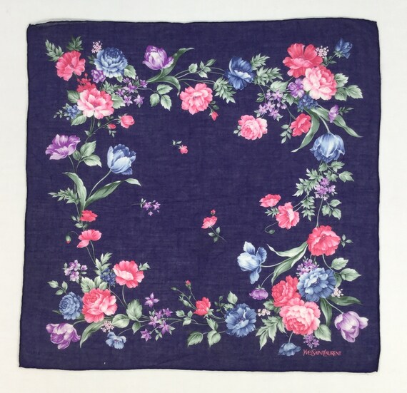 Navy Laurent Pocket Square Navy Laurent Pocket Square