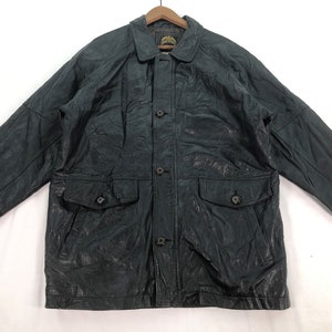 ジャケット・アウター vintage 90s D'URBAN leather half coat 81149445_093_m
