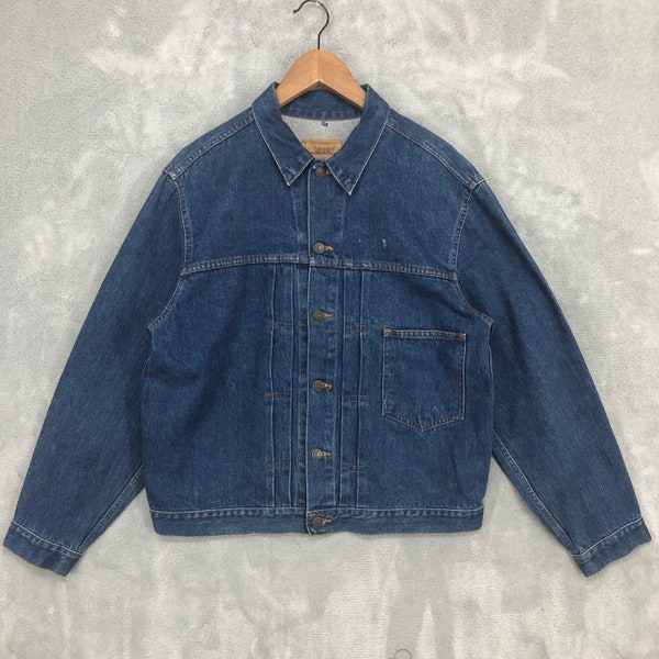 Vintage Levis Type 1 Trucker Denim Jacket Medium Custom Painting Levis Blue Denim Jacket  Levis  Jeans  Size 40