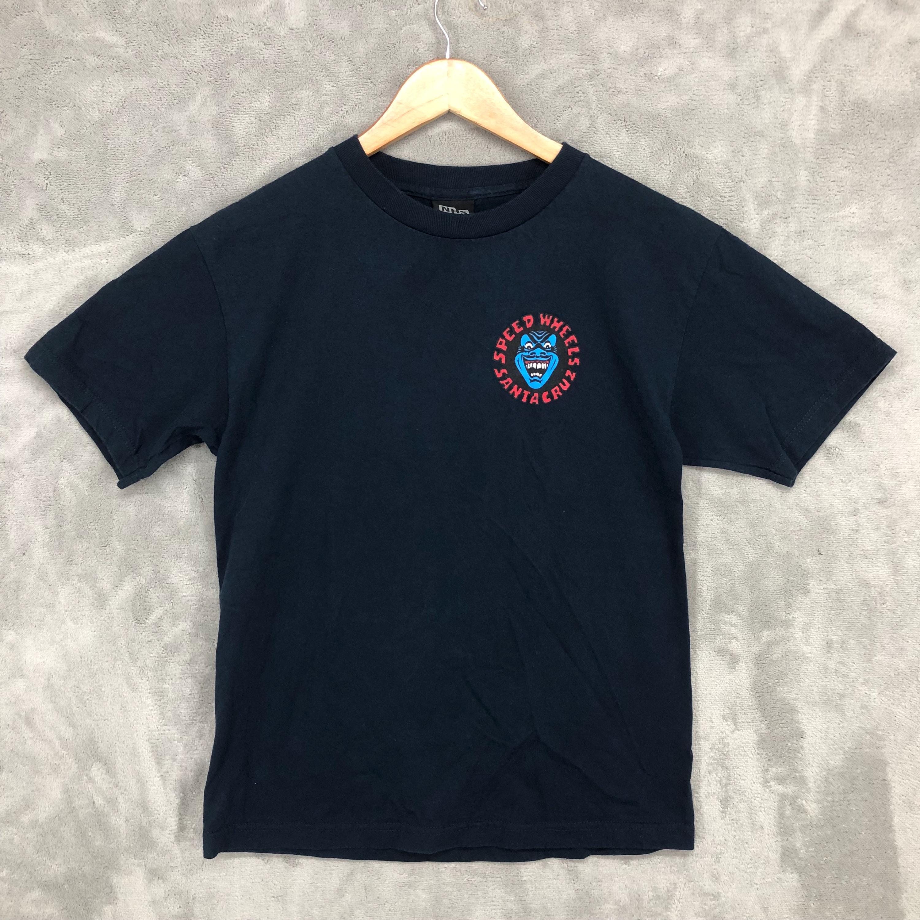 Vintage Santa Cruz Speed Wheels T-shirt, 90s Skateboarding Tee