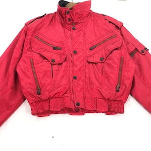 Vintage des années 90 Windex Pro Snow Racer femmes veste grande vêtements de ski snowboard vêtements de sport d&#39;hiver taille L