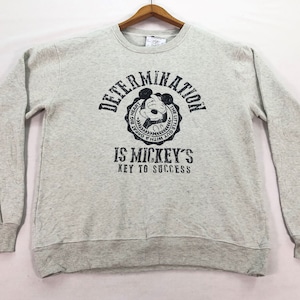 Vintage DISNEY MICKEY MOUSE Sweatshirt, Mickey mouse crewneck, Mickey pullover sweater, Cartoon, Unisex, fit small size