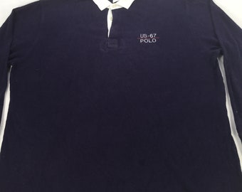 Vintage 90s Ralph Lauren Polo US 67 Long Sleeve Shirt Polo