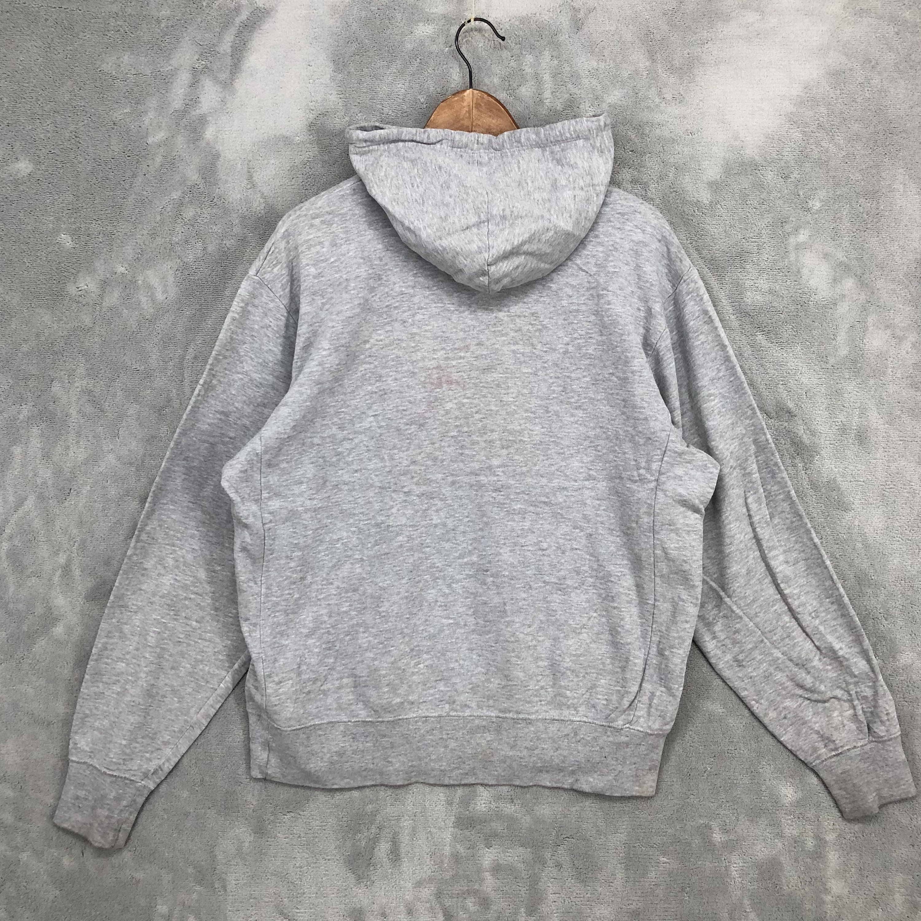 トップス RV00V830I.07MR COLLEGE HOODED SWEATER Whitesville Plain Pullover Hoodie Men's Solid Color Hooded
