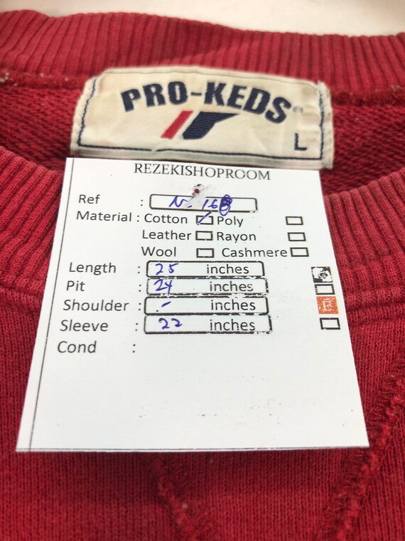 Vintage PRO KEDS Sweatshirt Pro Keds Crewneck Pro Keds