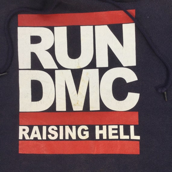 RUN DMC RAISING HELL スウェット Vintage 90s RUN DMC Raising Hell Hoodies Hip Hop Band