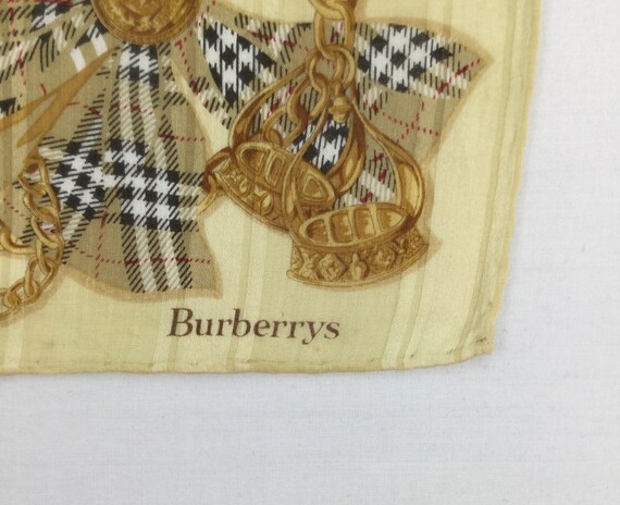 Vintage Burberry Baroque Handkerchief Burberrys F… - image 6