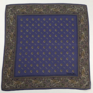vintage Christian Dior mouchoir Dior baroque un foulard pochette de costume Bandana designer Hanky baroque luxe élégant cadeau