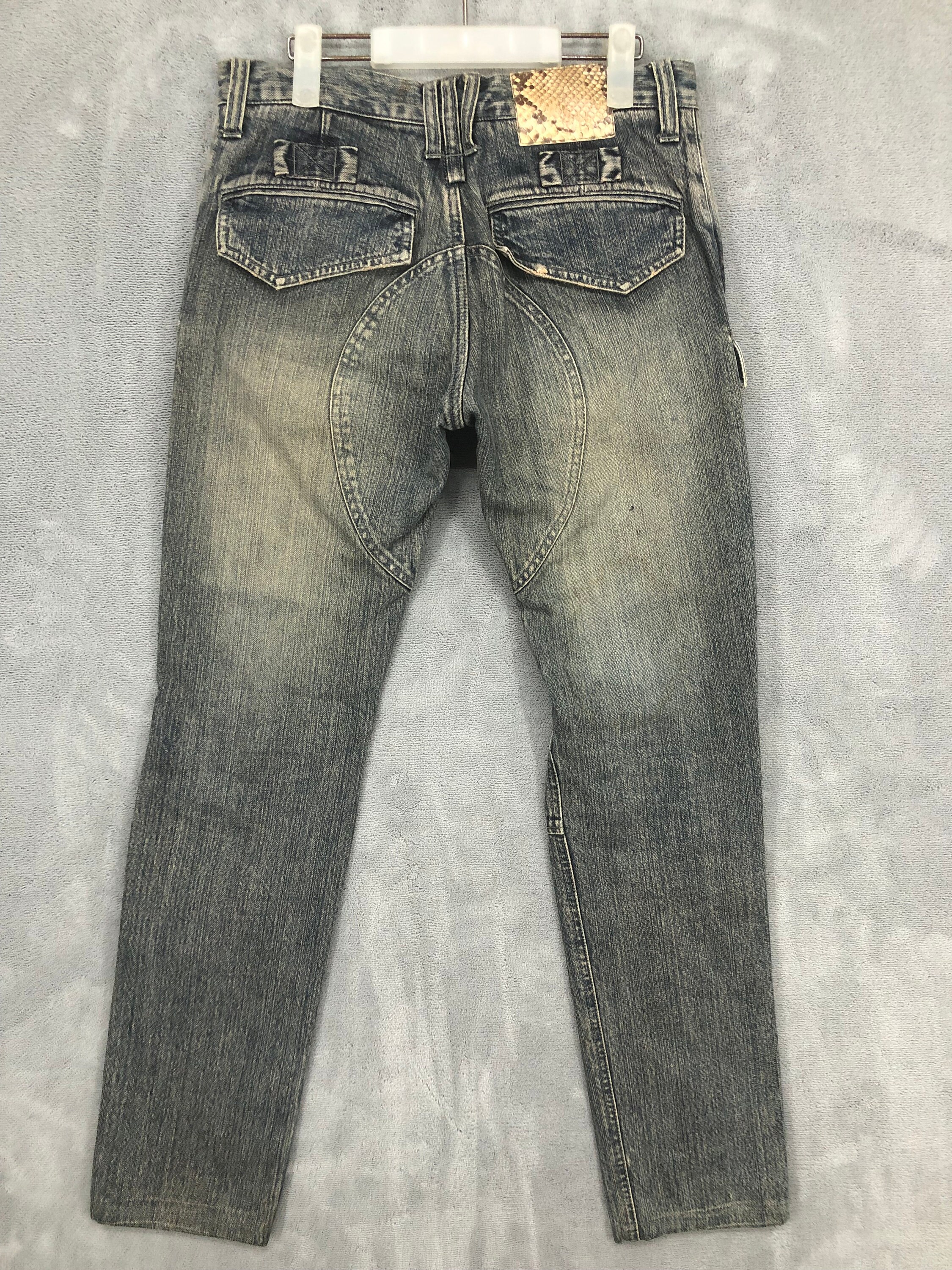 rest&recreation/PRINTED DENIM/Mサイズ rest & recreation] RR PRINTED DENIM PANTS - BLUE 正規韓国