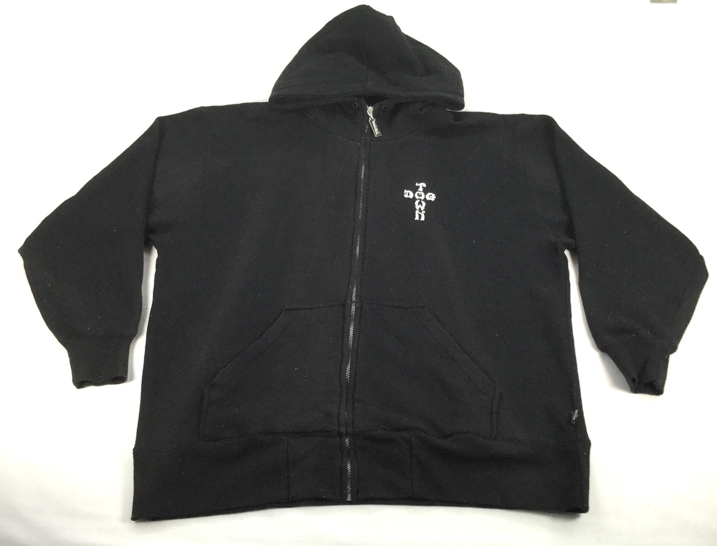 Vintage Dogtown Black Dragon Zipper Hoodie, Skateboards