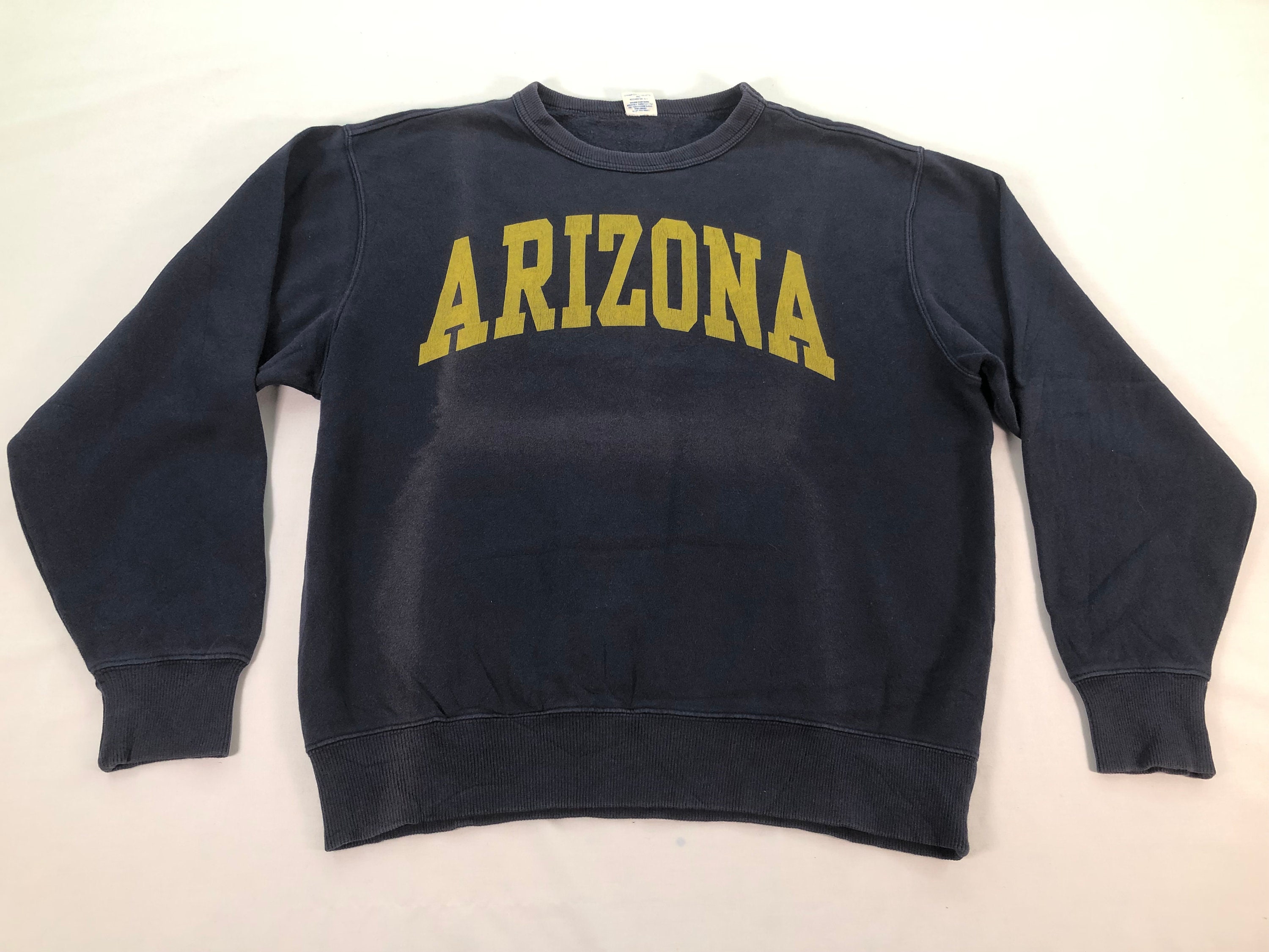 Vintage Champion Arizona Sweatshirt Arizona Crewneck Sun Faded 