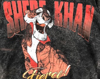 ジャングルブック シェアカーン アシッドウォッシュ クルーネック