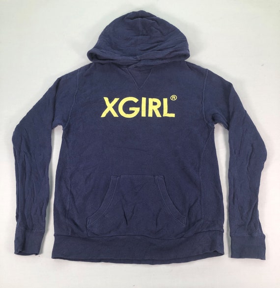 Japanese Brand X-GIRL Logo Women Hoodie, X Girl Sweatshirt, X-girl Sweater,  Streetwear, Small Size 