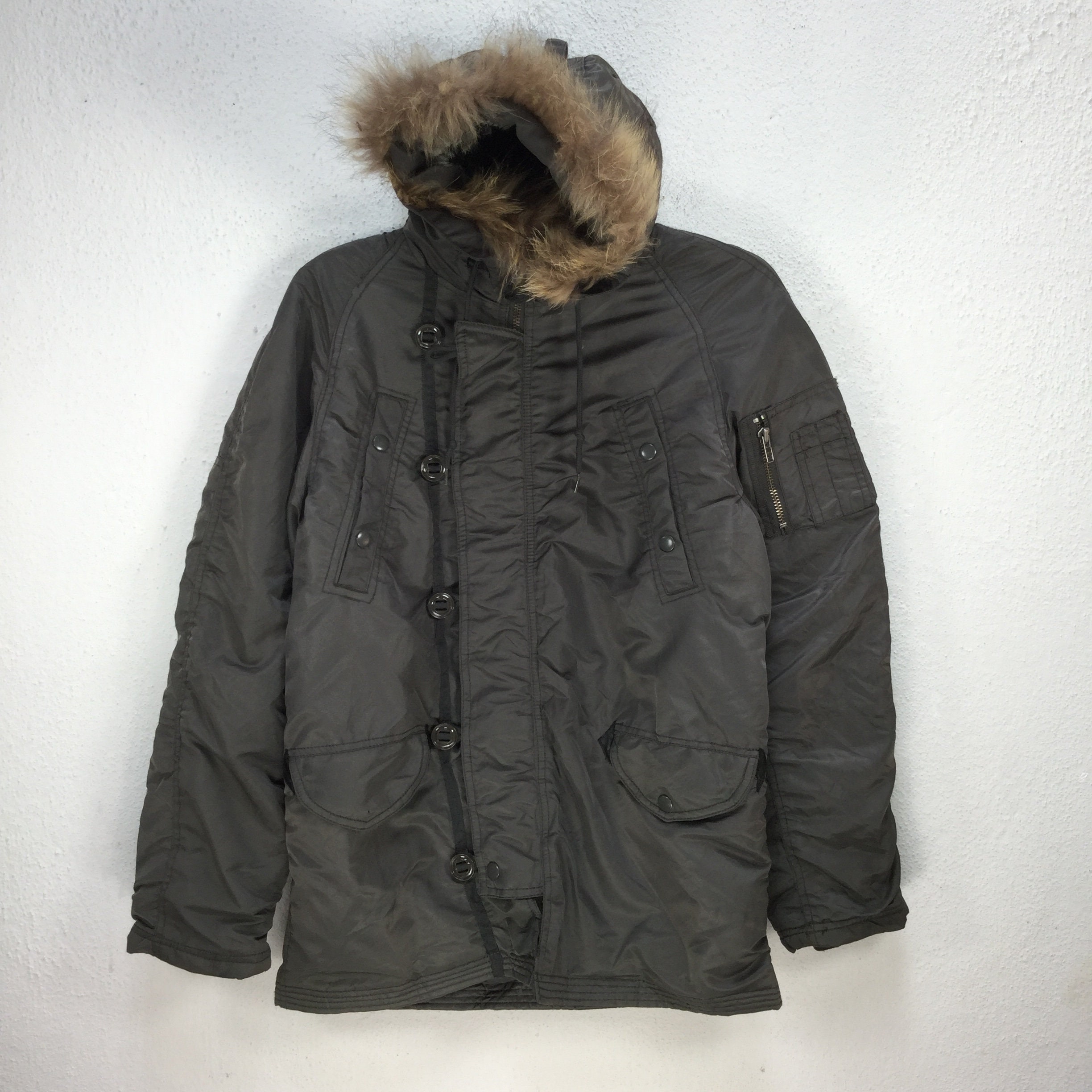 MINOTAUR N3B down jacket black vintage-