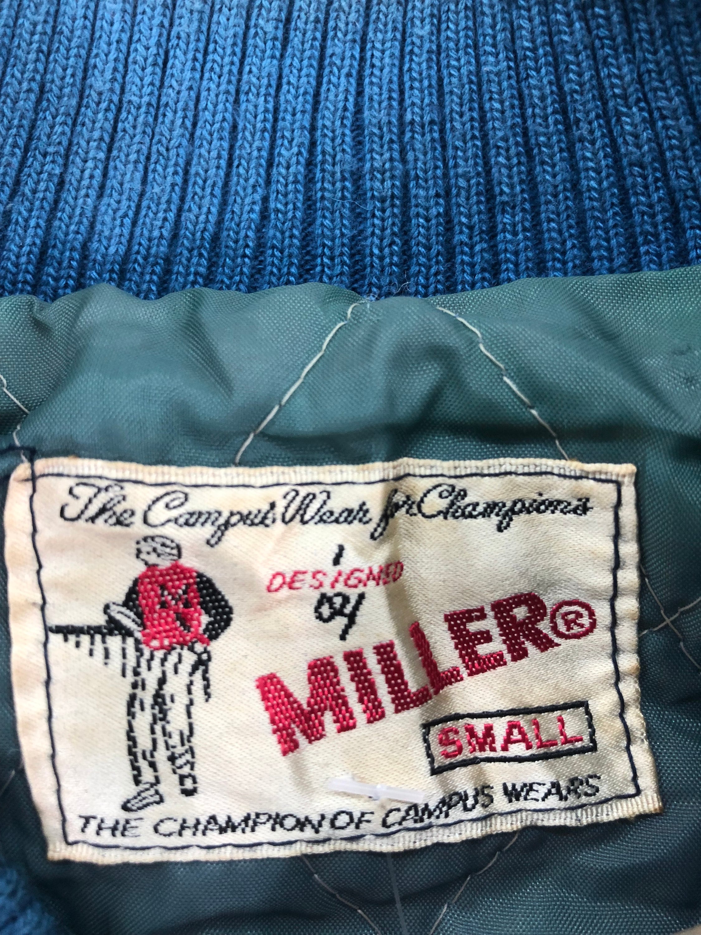 Vintage Crocodile Sports Varsity Jacket Embroidery Letterman 