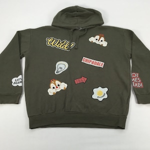Vintage Disney Chip und Dale Sweatshirt Hoodie Chipmunk Hoodie Cartoon Sweatshirt Geschenke Unisex Größe M