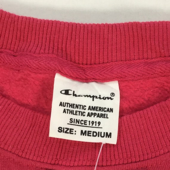 Stylish Champion Pink Sweatshirt - Women's Size M
